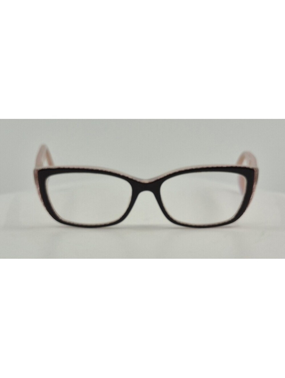 Fendi FF0003 Eyeglasses Frames Brown Pink Red FF Monogram Italy Women 7PH-140